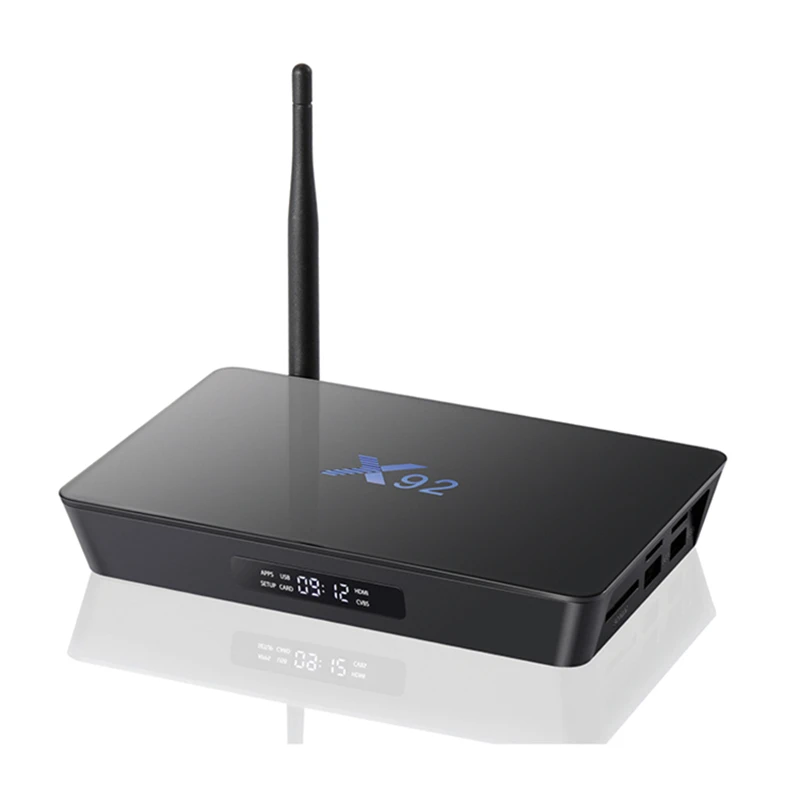 ILEPO ТВ приставка X92 Android 7,1 Smart Amlogic S912 Восьмиядерный 64 бит 2G/16G 3g/16G Поддержка 2,4/5 ГГц WiFi Android приставка ТВ приставка