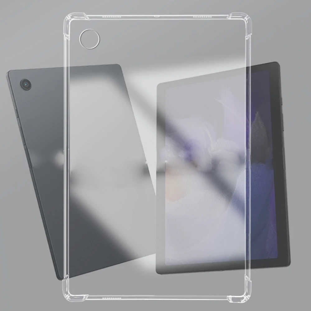TPU Case for Galaxy Tab A8 10.5 Case Silicone Soft Back Cover for Samsung Tab A8 SM-X200 X205 10.5 Transparent Shell Coque, tablet case
