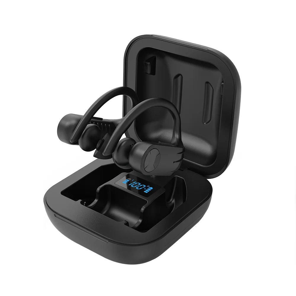 VITOG B1 Беспроводные спортивные наушники IPX5 водонепроницаемые Bluetooth 5,0 наушники двойной микрофон стерео звук гарнитуры с зарядным устройством