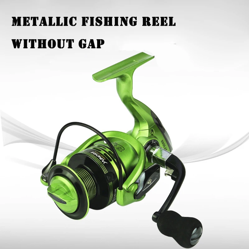 

YUMOSHI XF 1000-7000 Fishing Reel 5.5:1 Spinning Reel Sea Bream Wheel Metal Rocker Arm Without Gap Fishing Reel Tackle Pesca