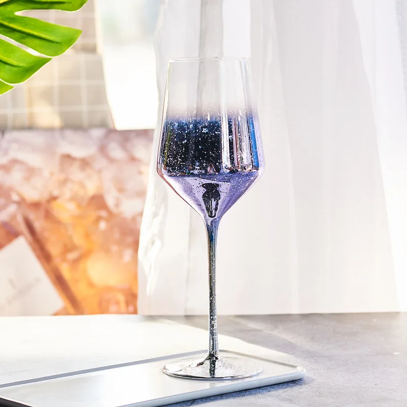 Wine Glass Goblet Lead-Free Champagne Goblets Party Dinner Drink Cup Creative Starry Sky Home Decoration