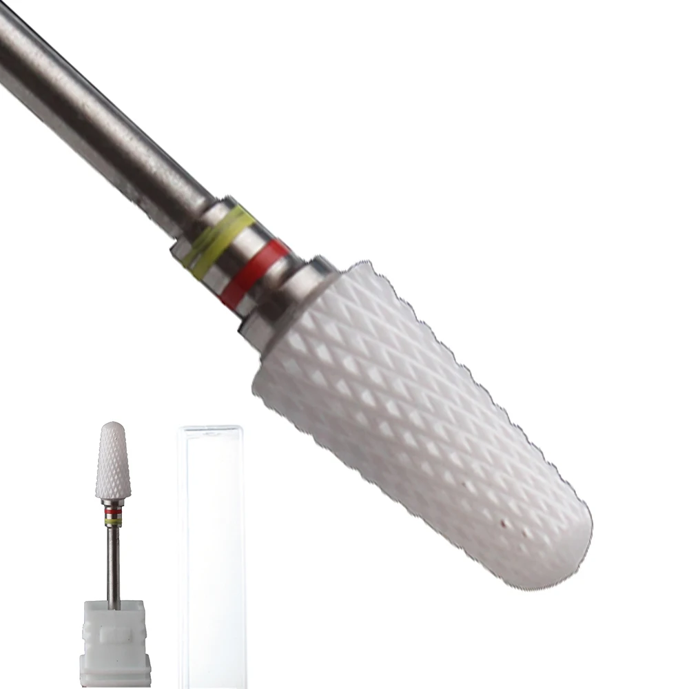 Ceramic Nail Drill Bit for Manicure and Pedicure - Cuticle Care and Polishing Tool