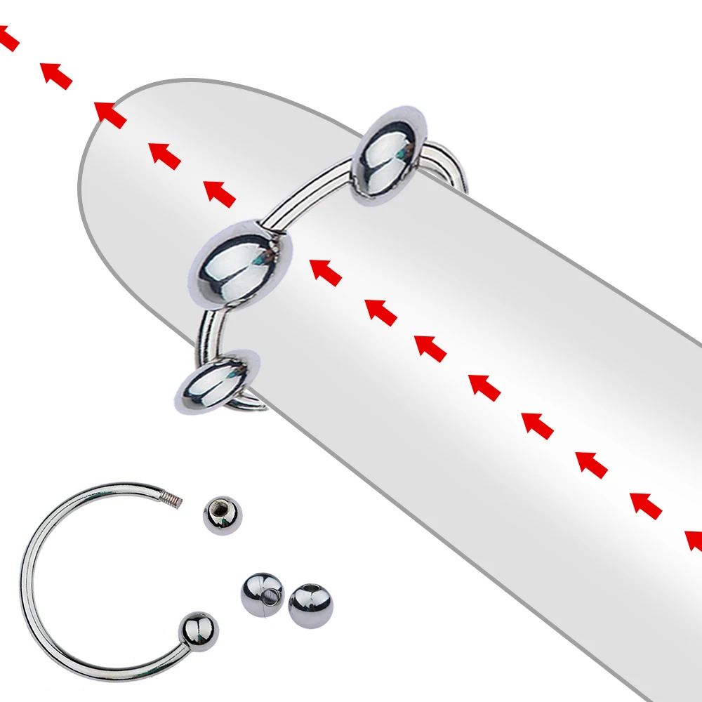 Stainless Steel Balls Ring For Men Delay And Performance_voghion.com