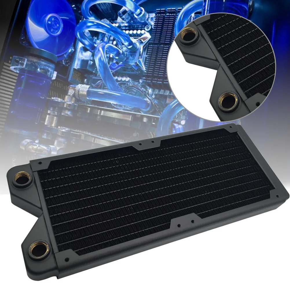 

G1/4 With Screws CPU Heatsink Laptop Liquid Desktop Computer Water Cooling Radiator Accessories Parts Professional Copper
