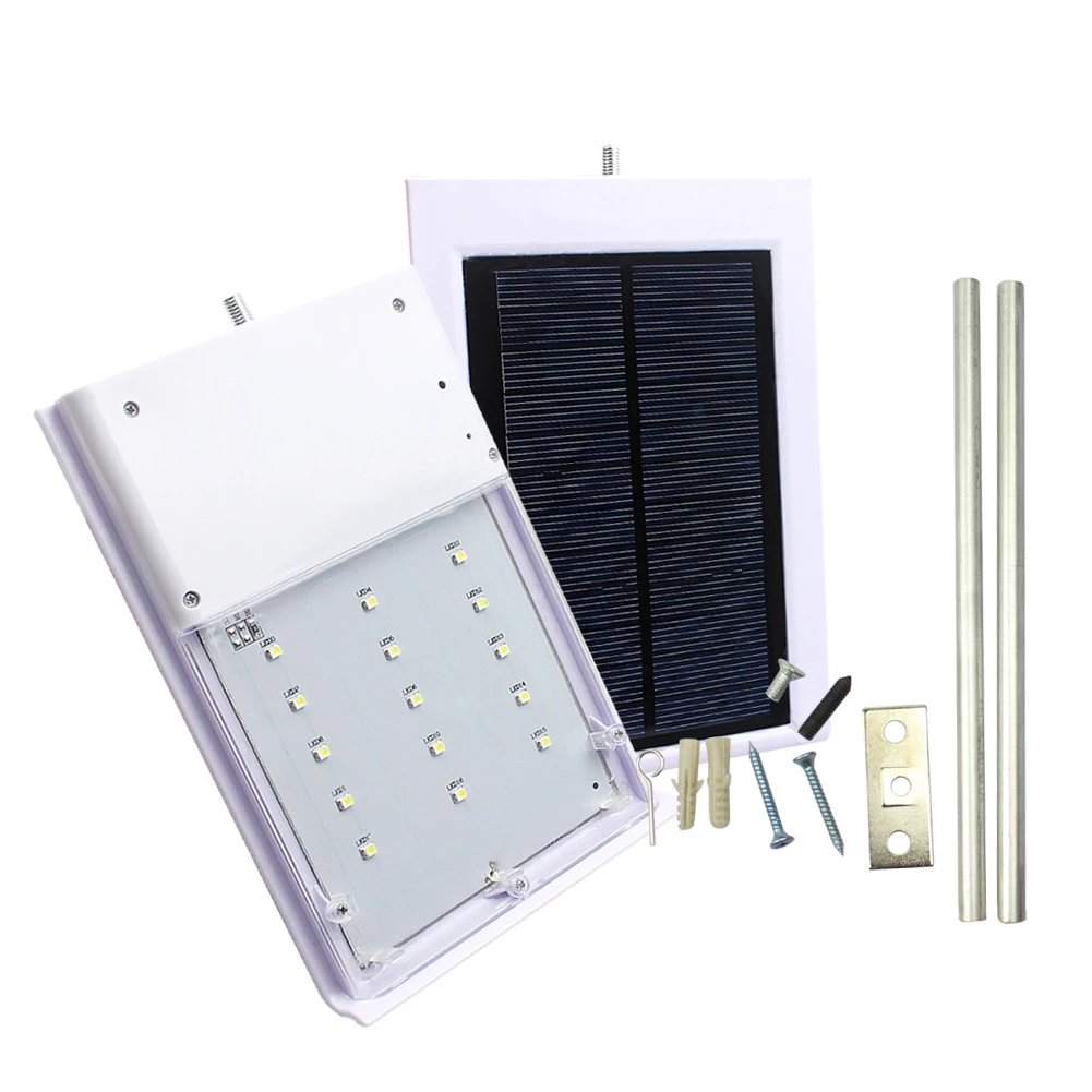

Solar Powered 15 LED Street Light Solar Lamp Sensor Light Outdoor Lighting Garden Path Spot Light Wall Emergency Lamp