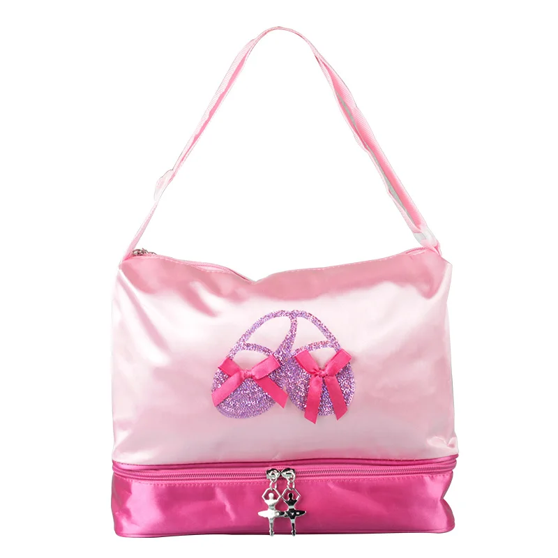 embroidered ballet bag