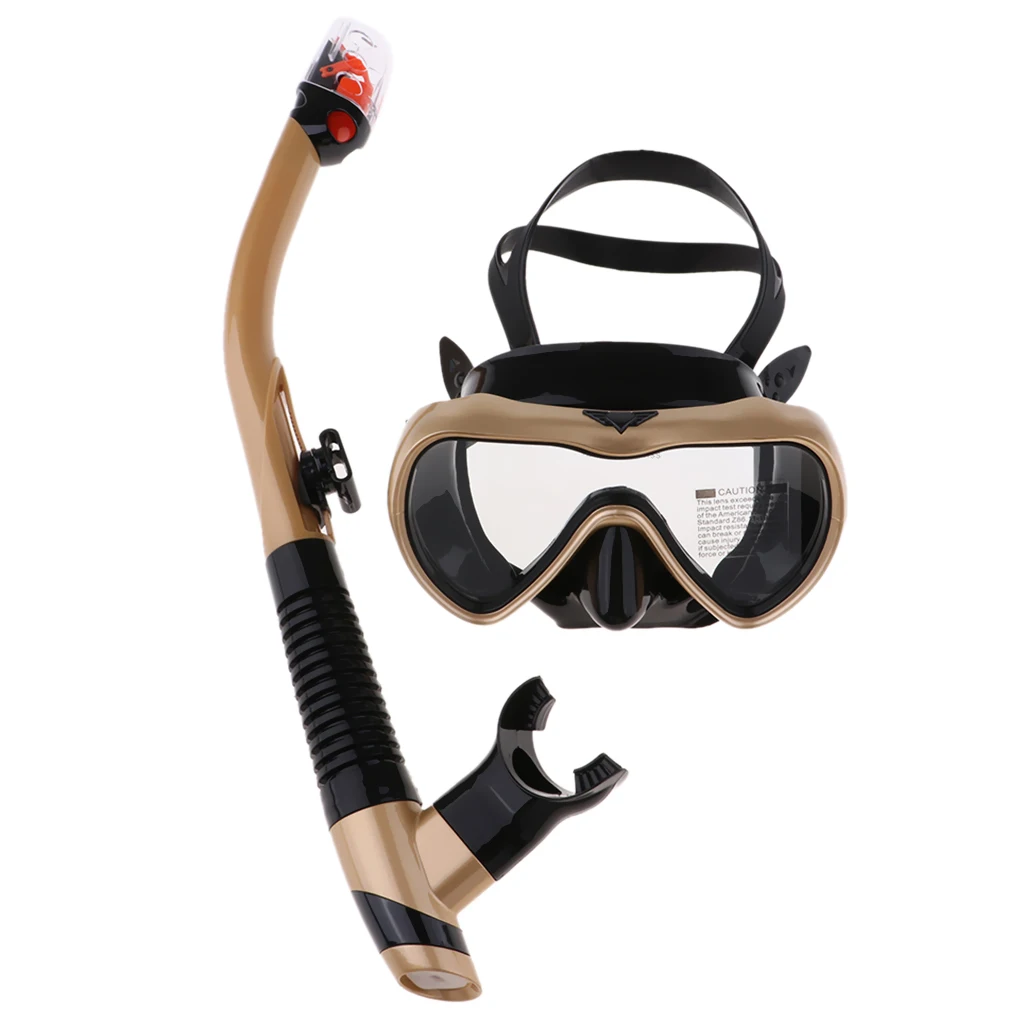 Optical Diving Gear Adults Snorkeling Set Dry Top Scuba Snorkel Diving Mask Scuba Diving Gears 