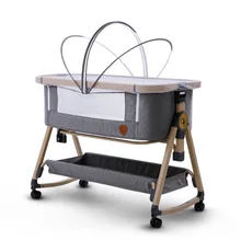 Nouveau berceau pour bébé, pliable et Portable, sans Installation ni épissure, grand berceau Mobile silencieux