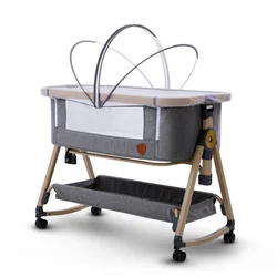 Nouveau berceau pour bébé, pliable et Portable, sans Installation ni épissure, grand berceau Mobile silencieux 