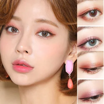 

6 Colors Eye Shadow Palette Long Lasting Matte Eyeshadow Palette Eyeshadow Tray Set Perfect for Daily Makeup KG66