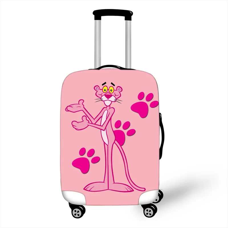 Мультфильм Розовая пантера чемодан защитный чехол эластичные дорожные чемоданы пылезащитный чехол Аксессуары Organizadores от 18 до 32 дюймов