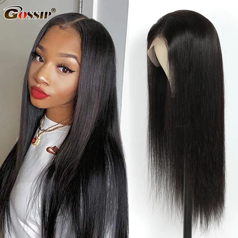 Low Price Lace Wig Pre-Plucked Human-Hair Glueless Straight Peruvian for Black-Women 360-Lace-Frontal KynD9VwW
