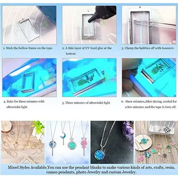 

Geometric Metal Frame Set with Measuring Cup DIY Epoxy Resin UV Crystal Mould