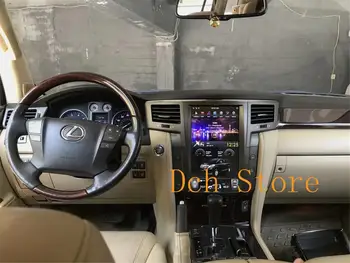 

13.6'' Vertical tesla style Android 9.0 Car DVD player GPS Navigation radio for Lexus LX570 2007-2015 tape recorder head unit