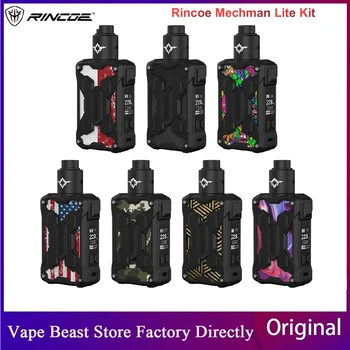 

Original Newest Rincoe Mechman Lite TC Kit With Metis RDA 810 DripTip & 228W By Dual 18650 Battery With Display Screen E-cig Mod