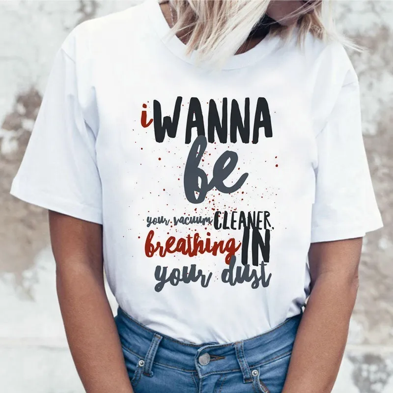 12 Harajuku футболка femme camiseta mujer Arctic Monkeys белая женская футболка летние топы с коротким рукавом и круглым вырезом Женская футболка - Цвет: 12