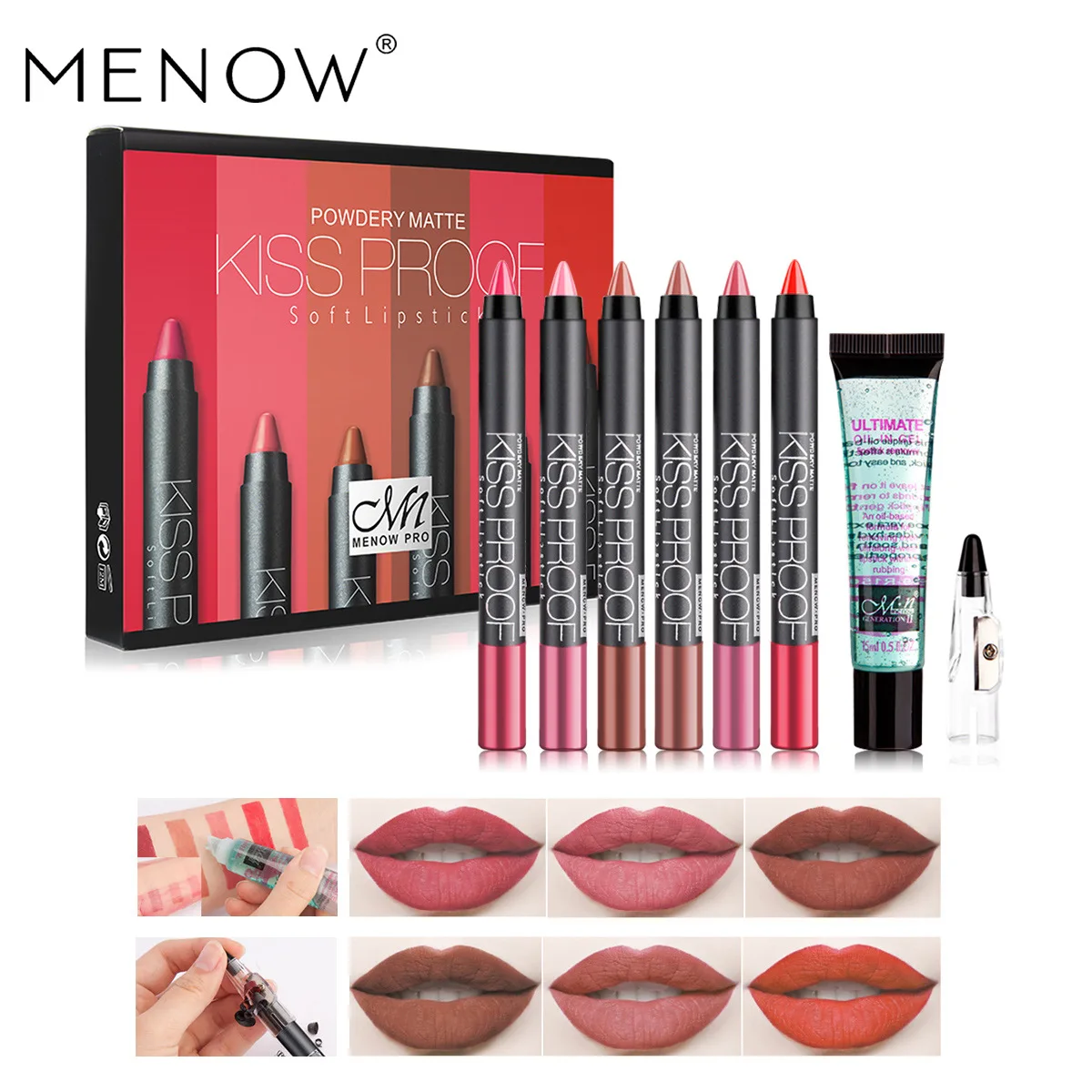 

Menow/ Mino K906 / Set of Durable Matte Mugs Matte Mouth Red Gift Box Set Foreign Trade Source Women's Gifts