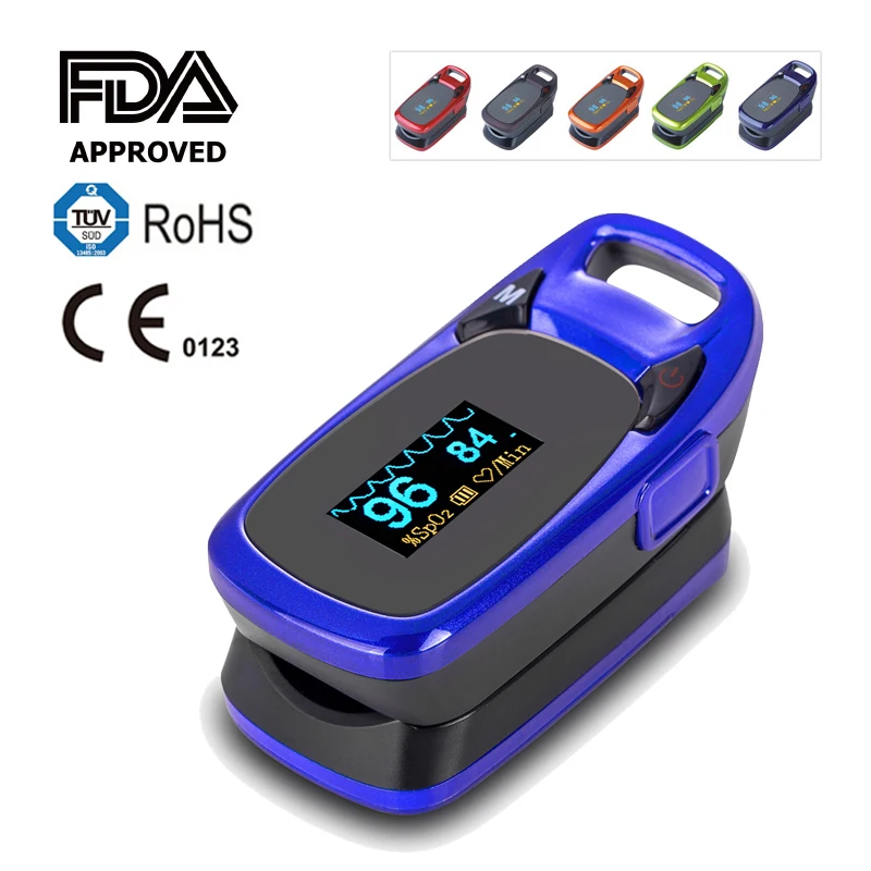 

Finger Pulse Oximeter Oximetro de dedo Portable Blood Oxygen Saturometro SPO2 PR Pulsioximetro Pulsoximeter Oxymeter FDA CE