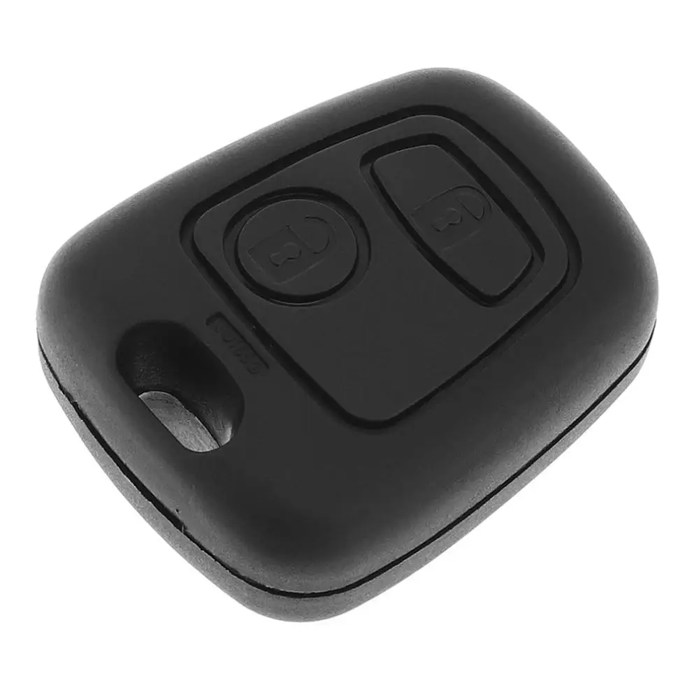 433 МГц 2 кнопки дистанционный ключ брелок от машины оболочки с ID46 чипом Uncut Blade для