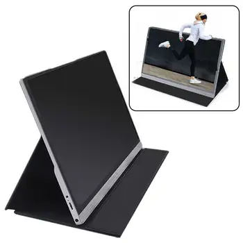 

15.6 Inch Backlight Portable Monitor Type C Universal Gaming IPS Screen Home Full HD 1080P For Laptop PC Eye Care Aluminum Alloy