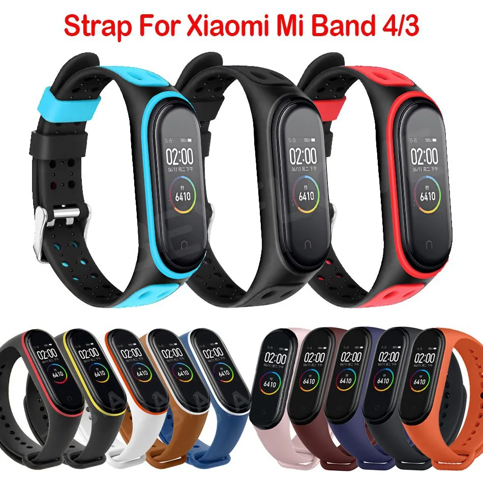 Протектор Mi Band 4 3 ремешок Ремешок для Xiaomi Браслет Силиконовый Miband NFC Аксессуары