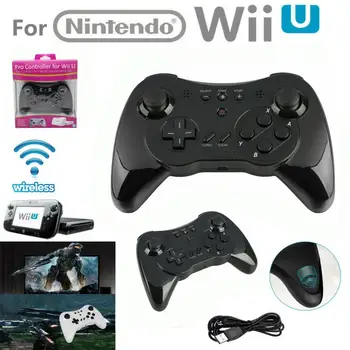 

Wii U Controller Wireless Rechargeable Bluetooth Dual Analog Controller Gamepad For Wii U Pro Controller With USB Charging Cable