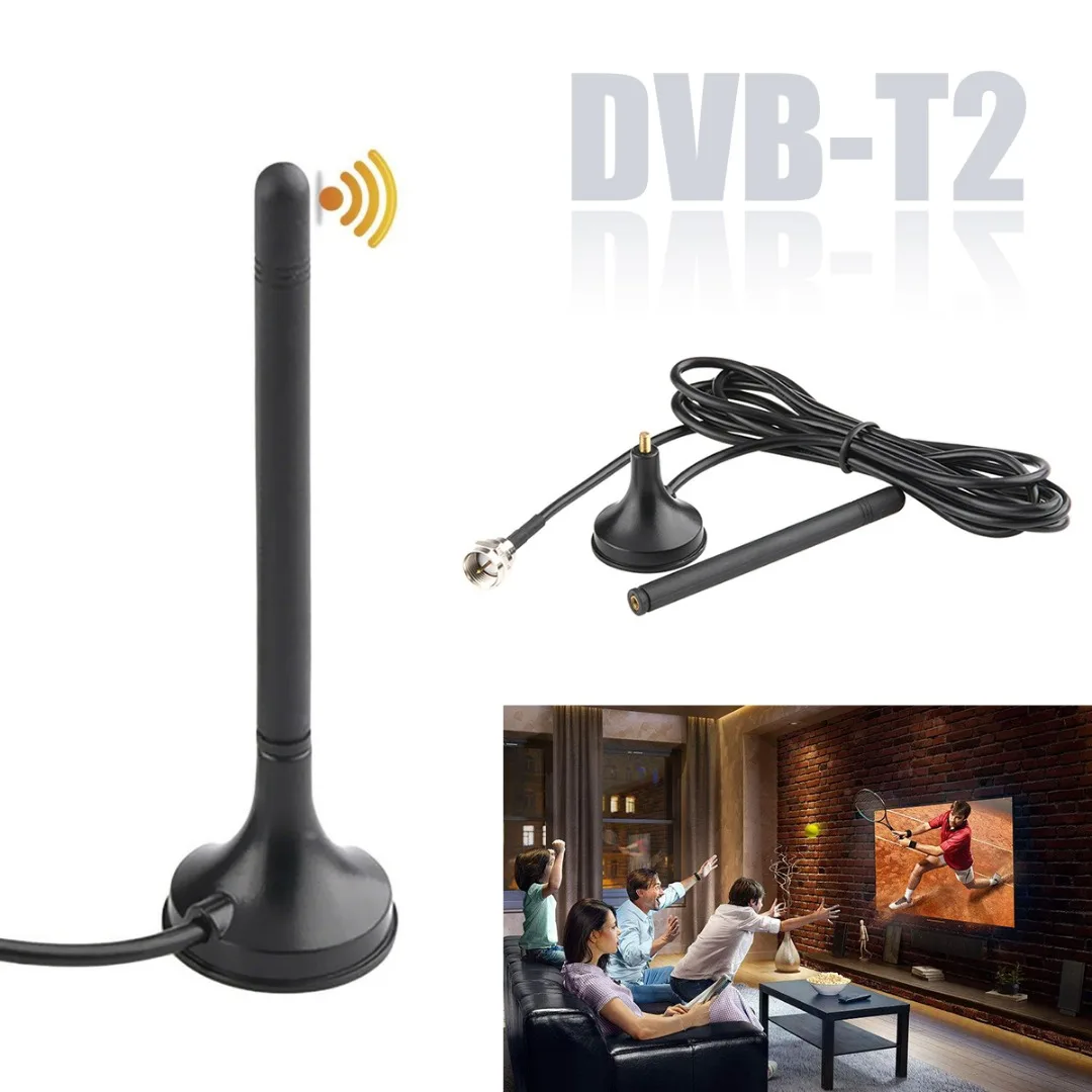 

New DVB-T2 HD Indoor TV Antenna DVBT2 DVBT DAB For TV Radio Room PC Laptop Antenna indoor Receivers Equipments Accessories