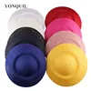Round Solid Copy Sinamay Fascinator Base 27 CM DIY Hair Accessories Millinery Saucer Material Party Event Occasion Millinery Cap 2