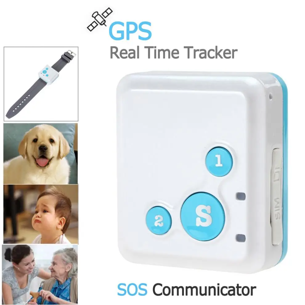  Tragbare V16 Echtzeit GPS Tracker SOS Communicator Tracking Gerät mit Armband Halskette Stil Lanyar