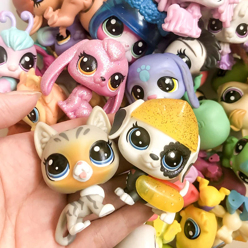 FGHGF LPS Pet shop Коллекция фигурка колли собака кошка белка риббит животные свободные милые детские игрушки фигурка подарок Лпс игрушки игрушки для девочек