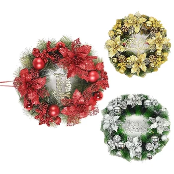 

Poinsettia Christmas Decorations Christmas Flowers Glitter Christmas Tree Decorations and Ornaments (12 Pack)