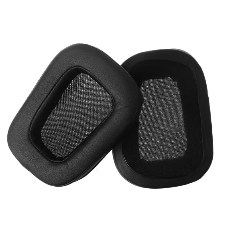 1 пара подушечек для ушей с Протеиновой кожей, сменная Подушечка Для logitech G933 G633, игровая гарнитура Artemis Spectrum Surround, над ушной головкой