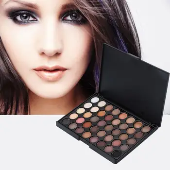 

40 Color Matte Eyeshadow Palette Earth Color Shimmer Glitter Earth Eye Shadow Power Set Cosmetic Makeup Tools Make Up TSLM1