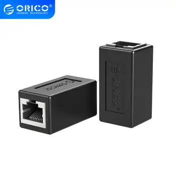 

ORICO RJ45 Connector Female to Famale Net Work LAN Connector Ethernet Adapter Cable Extender Converter for Cat7/6/5e Computer