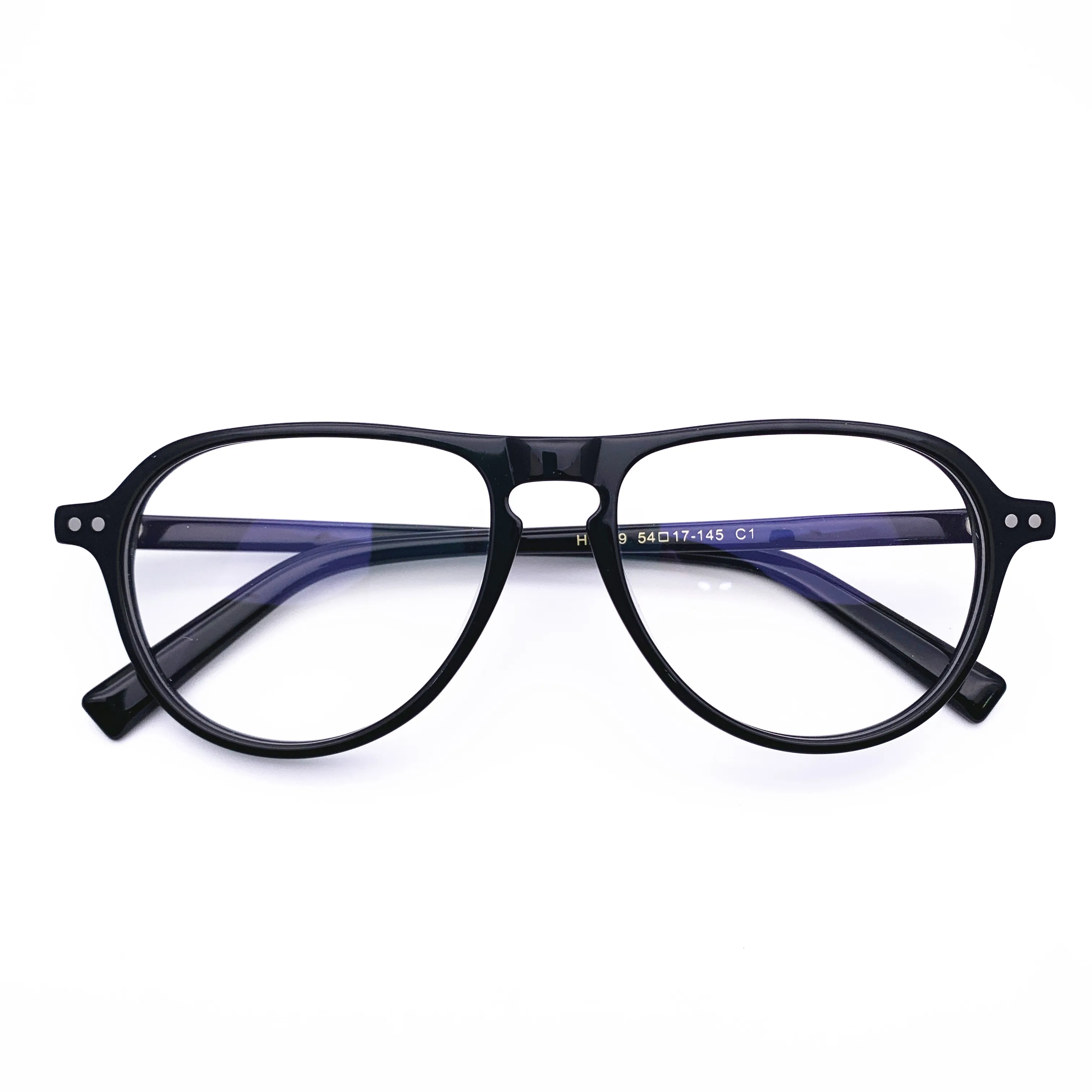 

Belight Optical Acetate Pilot Shape Design Men Women Vintage Retro Prescription Eyeglasses Optical Frame Eyewear JASPER 249