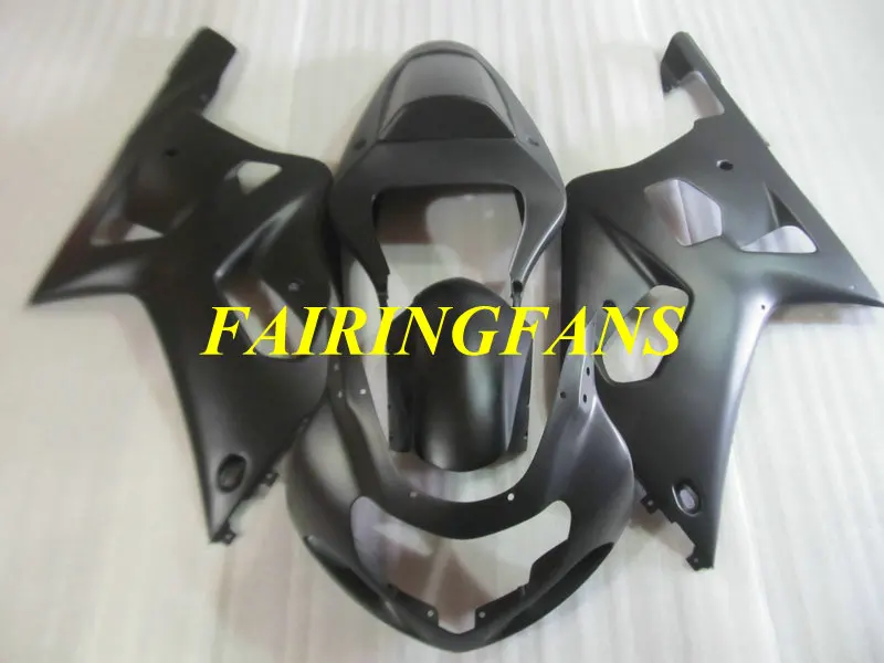 Инжекторный комплект для GSXR600 750 K1 01 02 03 GSXR 600 GSXR750 2001 2002 2003 все матовый черный Обтекатели Кузов+ подарки SH64