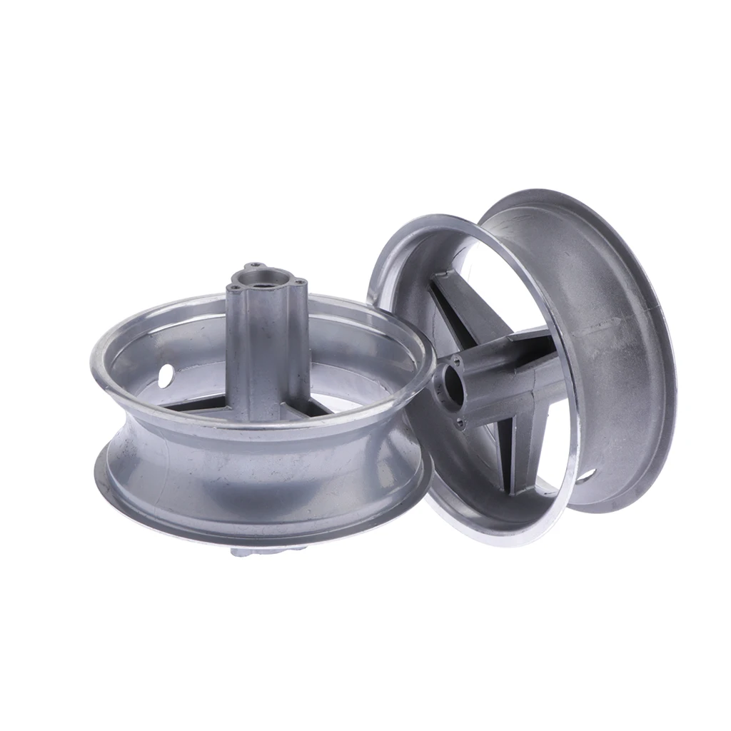 MagiDeal Pair Rear&Front Wheel Spokes Hub Rim for 49CC 2-stroke Sports Car