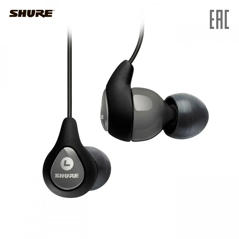 Наушники внутриканальные SHURE SE112-GR-EFS, официальная гарантия, быстрая