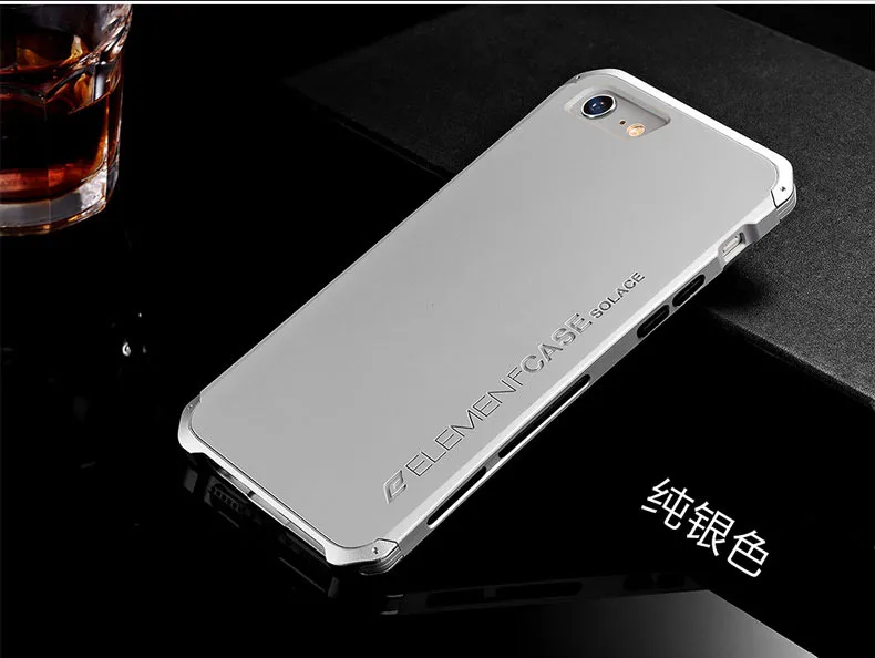 Чехол для iPhone 6 роскошный элемент телефон сумка чехол металлический алюминий и PC корпус элемент для iPhone 6 plus чехол