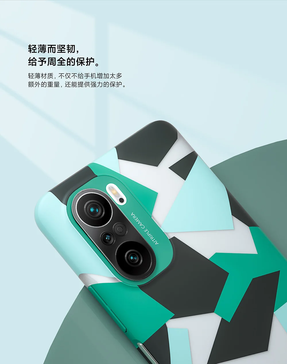Original Xiaomi POCO F3 Case K40 Cover Camouflage PC / Liquid silicone protective shell Official Xiaomi MI Redmi K40 Pro Plus