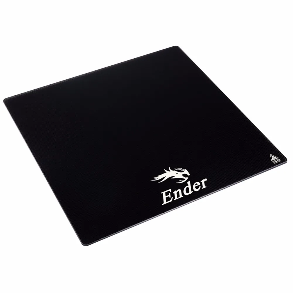 CREALITY 3D Ender 5 PLUS, закаленное стекло для сборки, печать, 3d принтер, тепловое Силиконовое стекло, сборка, платформенная платформа 370*377*3 мм