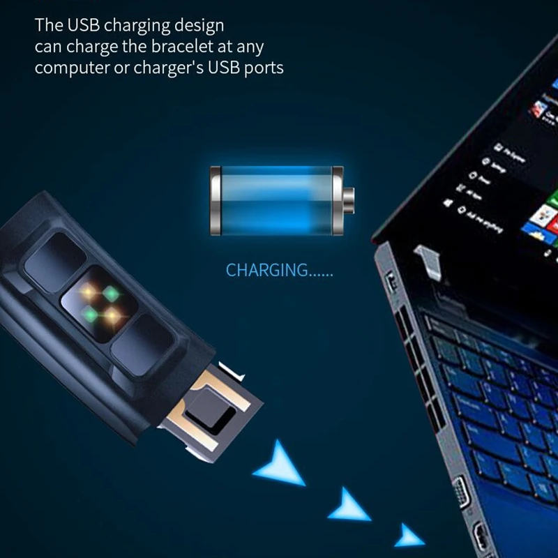 Спортивный смарт-браслет ABKT-Spovan Ecg, Usb, модный браслет с функцией обнаружения сердечного ритма для фитнеса, здорового кровяного давления, кислорода в крови