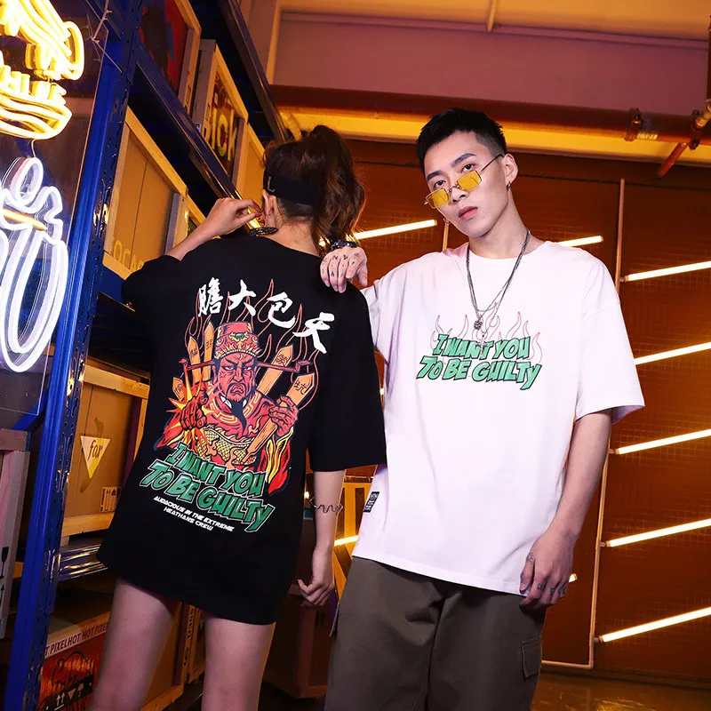 Harajuku уличная Мужская футболка с короткими рукавами 2019 хип хоп модная забавная