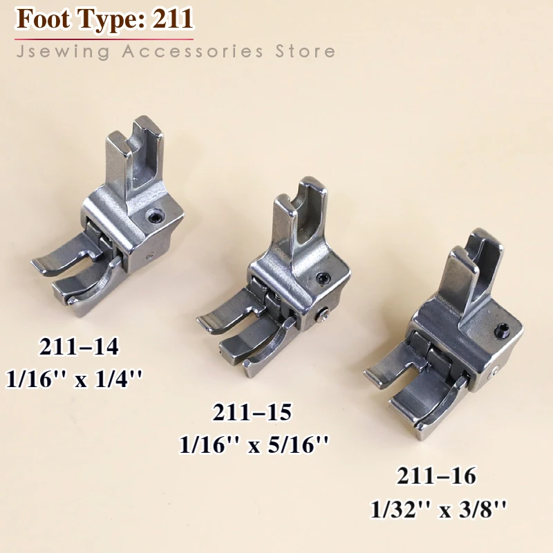 1/16 Right Compensating Presser Foot Industrial Sewing