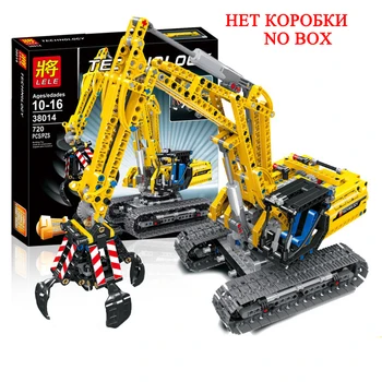 

720pcs 2in1 Compatible lepines Technic Excavator Model Building Blocks Brick Without Motors City Kids Toys for children Gifts