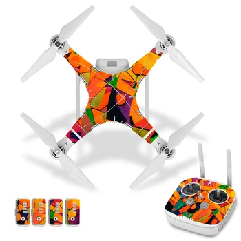 

Colorful Style Vinyl Skin Sticker for DJI Phantom 3 Drone And Remote Controller 0185