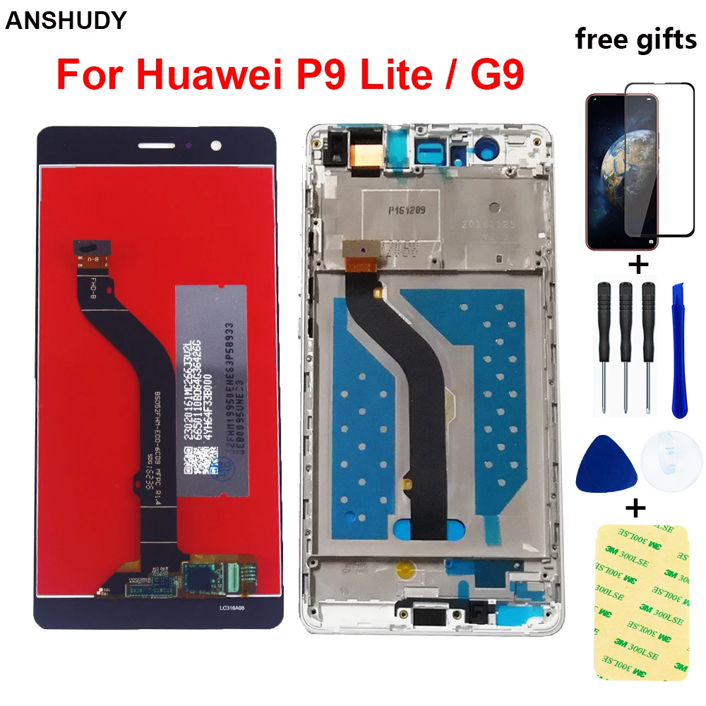 Для huawei P9 Lite ЖК дисплей Дисплей для G9 Сенсорный экран VNS L21 L22 L23 L31 L53 Сенсор Панель