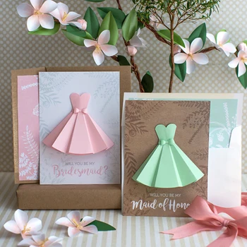 

dress Metal Cutting Dies New 2019 Bow Crafts Die Cuts For DIY Scrapbooking Paper Cards Decorations Embossing Art