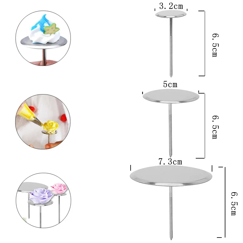 Cake Decorating Tools Flower Stainless Steel Baking Piping Stands Tools Ice Cream Cake DIY Decorating Kitchen Accessories Cake Decorating Tools Flower Stainless Steel Baking Piping Stands Tools Ice Cream Cake DIY Decorating Kitchen Accessories