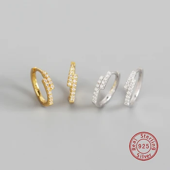 

EH2007004 S925 Sterling Silver Hot Selling Zirconia Sparkling INS Style Earrings 2020